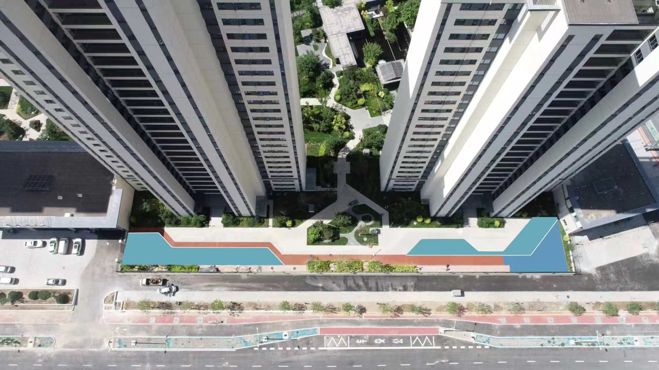沥青路面改色